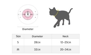 Neues Verstellbares Weißes Eliza Circle Wasserdichtes Einziehbares Weiches und Bequemes Katzen-Genesungshalsband - Product Image 6