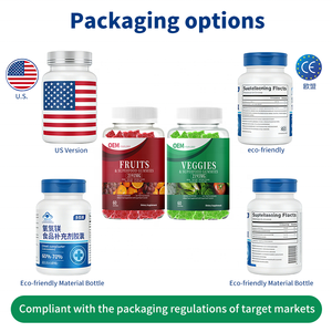 Gomitas de Frutas y Verduras Orgánicas Sin Azúcar de Marca Privada OEM/ODM con Más de 40 Frutas y Verduras, 100% a Base de Plantas, Cumplen con las Normas de la UE - Product Image 4