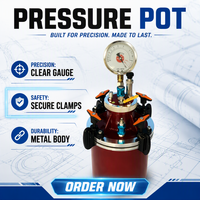 7L Concrete Air Content Tester, Direct Reading Air Entrainment Meter for Fresh Concrete