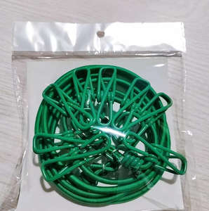 Tendedero de Ropa Retráctil de Metal Portátil para Viajes al Aire Libre con 12 Pinzas para Secar Ropa, Camping - Product Image 5