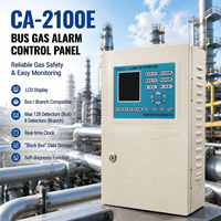 Controlador de Alarma de Gas CAATM CA-2100E de 128 Canales con Pantalla LCD y Bus RS485, Panel de Control de Detección de Gas
