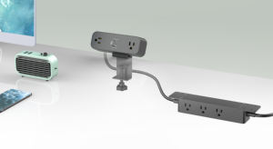 Multipresa Addtam con Morsetto, 2 Porte USB, Soluzioni per Prese da Scrivania per Mobili da Ufficio, Corrente Nominale 15A 125V - Product Image 6