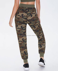 Pantalon de survêtement skinny imprimé coloré mi-taille pour femmes High Street Fashion Joggers décorés en dentelle les plus populaires pour l'hiver - Product Image 4