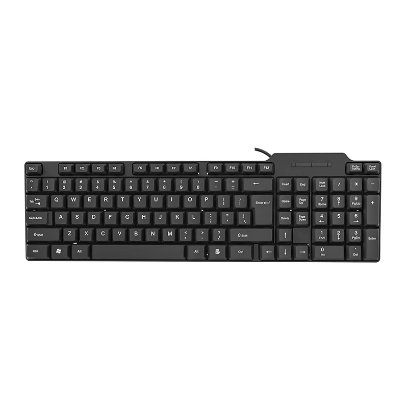 Hot Selling Ergonomic Multi Language Layout USB Laptop Desktop Standard Computer Wired Keyboard