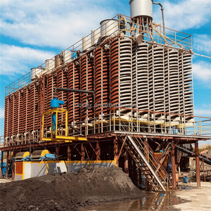 Planta Separadora Espiral Portátil de 10-20 TPH, Sin Necesidad de Alimentación Eléctrica, <span class=keywords><strong>para</strong></span> Procesamiento de Minerales <span class=keywords><strong>y</strong></span> Arena de Playa en África - Product Image 2