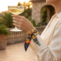 Brazalete de Metal con Cinta Estampada Desmontable, Chapado en Oro de 18K, Antideslustre, para Mujer, Joyería Boho de Moda 2026