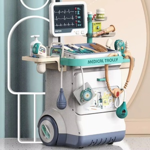 Table d'opération de jeu de rôle pour enfants, kit de docteur, jouets éducatifs, ensemble de jouets de docteur et infirmière, cadeaux d'anniversaire pour garçons et filles - Product Image 1