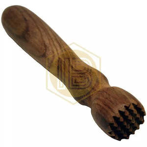 Mortaio con manico in legno di sheesham - Product Image 3