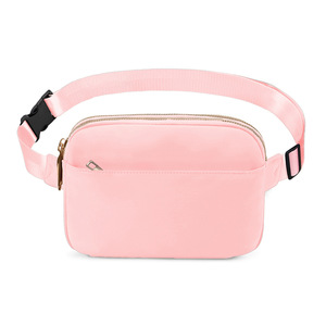 Sac banane unisexe tendance en nylon, imperméable, forme coussin, avec fermeture éclair et sangle réglable, pour activités de plein air, cyclisme et téléphone portable - Product Image 6