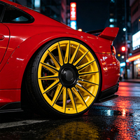 1 pièce, jante forgée polie multi-rayons, 17-24 pouces, 9-10J, 5x112, 5x114.3, 5x120, certifiée TUV pour Porsche, Audi, Benz, GM, VW