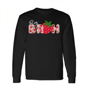 T-shirt à manches longues Big Strawberry pour enfants, unisexe, col rond, imprimé numérique - Product Image 2