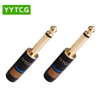 6.35 6.3mm Mono Connecteur Mâle Prise Jack YYTCG 1/4 Connecteur Audio Guitare Casque