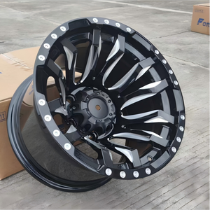 For Kipardo New Design Deep Concave 6 <b>Spoke</b> 15x10 5x114.3 6x139.7 4x4 Matt Black Milling Window <b>Wheels</b> Load Passenger - Product Image 3