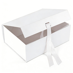 Caja Plegable Personalizada Reciclable, Caja de Regalo de Embalaje Cosmético Rígido Corrugado con Cierre Magnético - Product Image 6