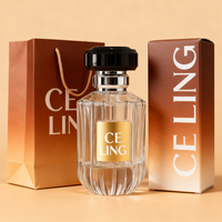 Atomiseur de parfum en verre de haute qualité 30 50 100 ml avec bouchon à sertir, vaporisateur à fine brume, flacon de parfum avec boîte