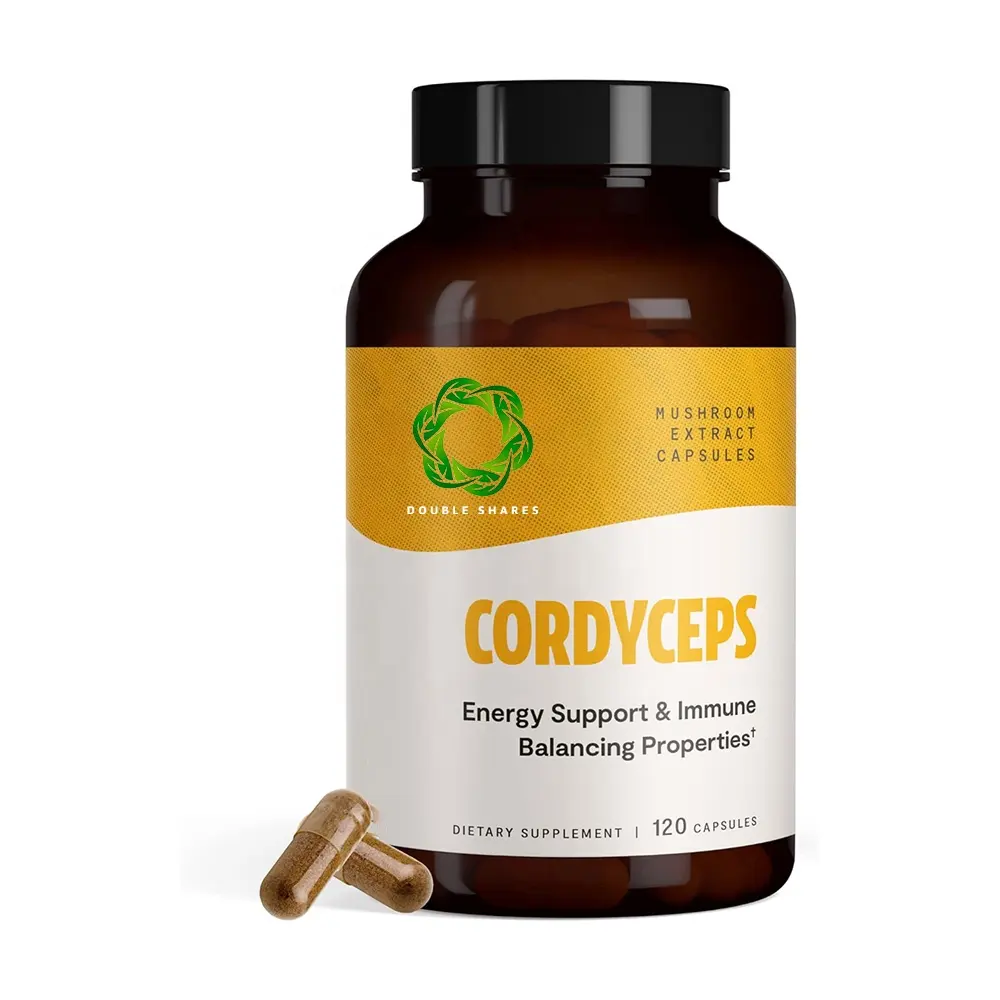 Suppléments de champignons Cordyceps pour l'endurance énergétique Supplément de champignons bio