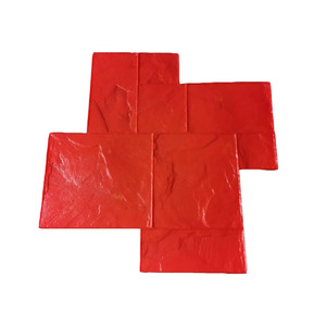 Tapis de tamponnage en caoutchouc PU pour usage extérieur, moules imprimés pour pavés en béton, moule de tamponnage pour sol en béton - Product Image 1