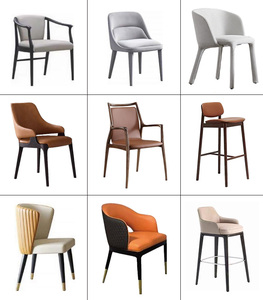 <span class=keywords><strong>Chaise</strong></span> de <span class=keywords><strong>salle</strong></span> <span class=keywords><strong>à</strong></span> <span class=keywords><strong>manger</strong></span> <span class=keywords><strong>en</strong></span> <span class=keywords><strong>cuir</strong></span> PU de style nordique noir italien moderne de luxe pour restaurant, cuisine, mobilier de maison, avec pieds <span class=keywords><strong>en</strong></span> métal - Product Image 4
