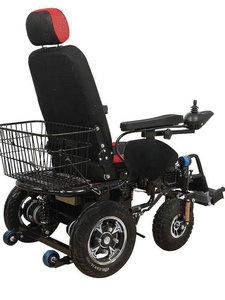 Silla de Ruedas Eléctrica con Operación de Manivela Manual para Personas Mayores con Movilidad Reducida, Silla de Ruedas de Movilidad Asistida - Product Image 3
