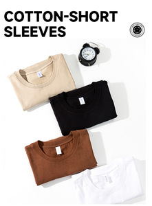 MT2573 produttore di abbigliamento all'ingrosso personalizzato 200 grammi di cotone 100% T-Shirt da donna uomo maglietta - Product Image 2