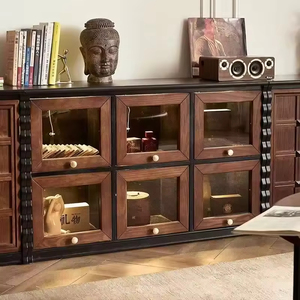 Mueble de TV de Madera Contemporáneo y Lujoso - Unidad de Almacenamiento Multifuncional para Sala de Estar, Dormitorio y Hotel - Product Image 4