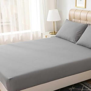 95% Cotton and 5% Silver Fiber Conductive Earthing <strong>Grounding</strong> Plaid <strong>Bedsheet</strong> for Better Sleep Quality - Product Image 1