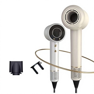 1600W Salon Hair Dryer with Ionic High-Speed DC Motor Concentrator Nozzle Heat Protection <b>Mini</b> for Home Hotel & Commercial Use - Product Image 5