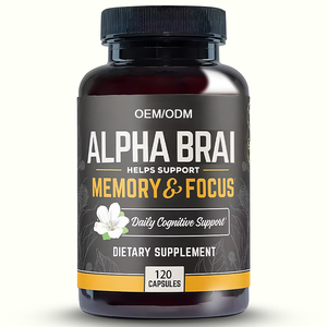 Complément alimentaire pour le cerveau, 30 capsules, stimulant de la mémoire, nootropique premium, sans caféine, pour une meilleure concentration - Product Image 1