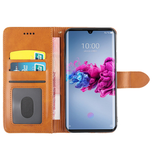 Funda de cuero tipo billetera a prueba de golpes para <span class=keywords><strong>ZTE</strong></span> Axon 10 Pro 11 SE <span class=keywords><strong>Blade</strong></span> A3 <span class=keywords><strong>A5</strong></span> A7 A7s V2020 V2022 Smart Flip <span class=keywords><strong>Cover</strong></span> - Product Image 2