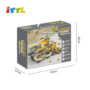 ITTL drôle BO ingénierie <span class=keywords><strong>garage</strong></span> alliage enfants petite fente de stationnement électrique voiture piste ensemble <span class=keywords><strong>jouets</strong></span> avec <span class=keywords><strong>voitures</strong></span> - Product Image 6
