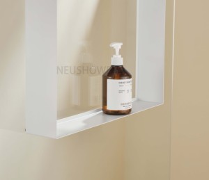 Étagère de rangement suspendue en acier inoxydable de qualité supérieure pour paroi de <span class=keywords><strong>douche</strong></span>, sans perçage, support de rangement antirouille - Product Image 3