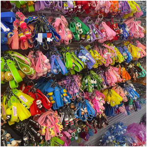 Llavero LED de cobre al por mayor de bajo precio, varios estilos de dibujos animados, personalizable, con patrón de muñeco seguro, impreso por grabado. - Product Image 3