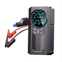 Starter Jump truk 4-in-1 45W multifungsi, dengan Bank daya Inflator lampu LED, Booster mobil Digital