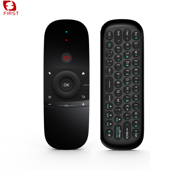 First Brand Quality W1 63 Keys Wireless Air Mouse Voice Remote Keyboard for Laptop >10m Range Windows Android Mac OS Linux STB