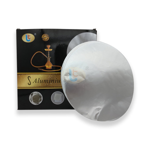 Feuille d'aluminium pour chicha de qualité alimentaire 0,03 mm, 50 pièces, étiquette personnalisée, 12 cm x 12 cm, épaisse, pré-perforée, coupée, <span class=keywords><strong>VS</strong></span> feuille ordinaire - Product Image 2