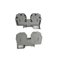 285-635 en stock, bloc de jonction traversant à 2 conducteurs, neuf, original allemand, plaque d'extrémité intégrée 35 mm², marquage gris 285 635