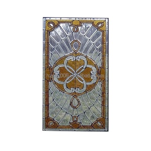 Panel de Vidrio Ovalado Artístico Tiffany Hecho a Mano de 3mm de Grosor, Vidrio Biselado para Puerta, Ventana o Decoración de Sala de Estar - Product Image 3