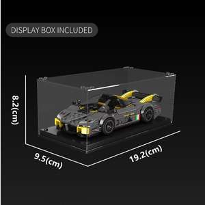 Stampo re 27091 Huayra <span class=keywords><strong>Imola</strong></span> + vetrina Minicar assemblare mattoncini ragazzi giocattoli MOC scatola da esposizione regalo blocchi da costruzione per bambini - Product Image 5
