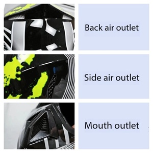 Casco Todoterreno Unisex de Seguridad para Vehículos Eléctricos, Bicicletas de Montaña, Descenso a Alta Velocidad, Vehículos de Playa - Product Image 3
