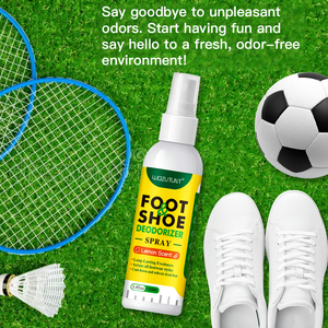 Deoeorizer per piedi e scarpe con Formula sicura freschezza di lunga durata Non appiccicosa per mantenere i piedi e le scarpe senza odore per tutto il giorno <span class=keywords><strong>deodorante</strong></span> ambientale - Product Image 4