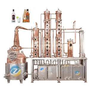 ZJ 400L Multi-Spirit Distillery Alkohol brenner Red Copper Brandy Distiller Gin Destiller
