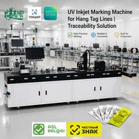 Système de traçabilité par inspection visuelle pour machine de marquage laser automatique UV d'étiquettes papier, destiné aux lignes d'étiquettes volantes de vêtements