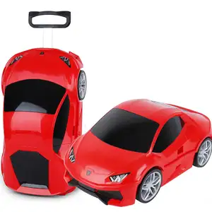 कार आकार डिजाइन ट्रॉली बच्चों थोक पीपी मुद्रित बच्चों स्मार्ट हार्ड शेल बैग बैग