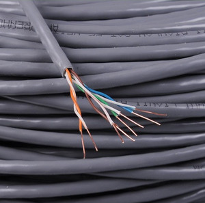 สายเคเบิล1000ฟุต305เมตรสายอีเธอร์เน็ต Cat5e 24AWG CCA UTP Twisted Pair Cabo de rede Network สายแลนสีเทา - Product Image 3