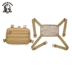 Chaleco Táctico para Hombre, Bolsa de Pecho, Arnés de Nylon y Poliéster, Mochila Frontal para Senderismo, Ciclismo y Caza - Product Image 5