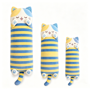 Coussin long en peluche personnalisé, fabrication vietnamienne, jouet en peluche doux en coton, poupée en peluche pour enfants et adultes - Product Image 6