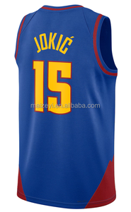 La mejor calidad cosida Nikola <span class=keywords><strong>Jokic</strong></span>, chaleco personalizable transpirable para hombre, camisetas de baloncesto para niños - Product Image 2