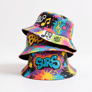 Tùy Chỉnh In Kỹ Thuật Số Kem Chống Nắng Cung Hoạt Động Ngoài Trời Thăng Hoa Xô Hat Thể Thao Giản Dị Ngư Dân Cap - Product Image 2