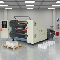 Machine à découper les rouleaux de papier adhésif à lame ronde à chargement automatique 200M/min WFQ-1600A