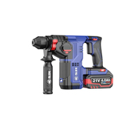 Marteau perforateur sans fil 21V Brushless 24mm SDS Plus 4Ah Lithium 3 en 1 pour béton, maçonnerie, acier, bois